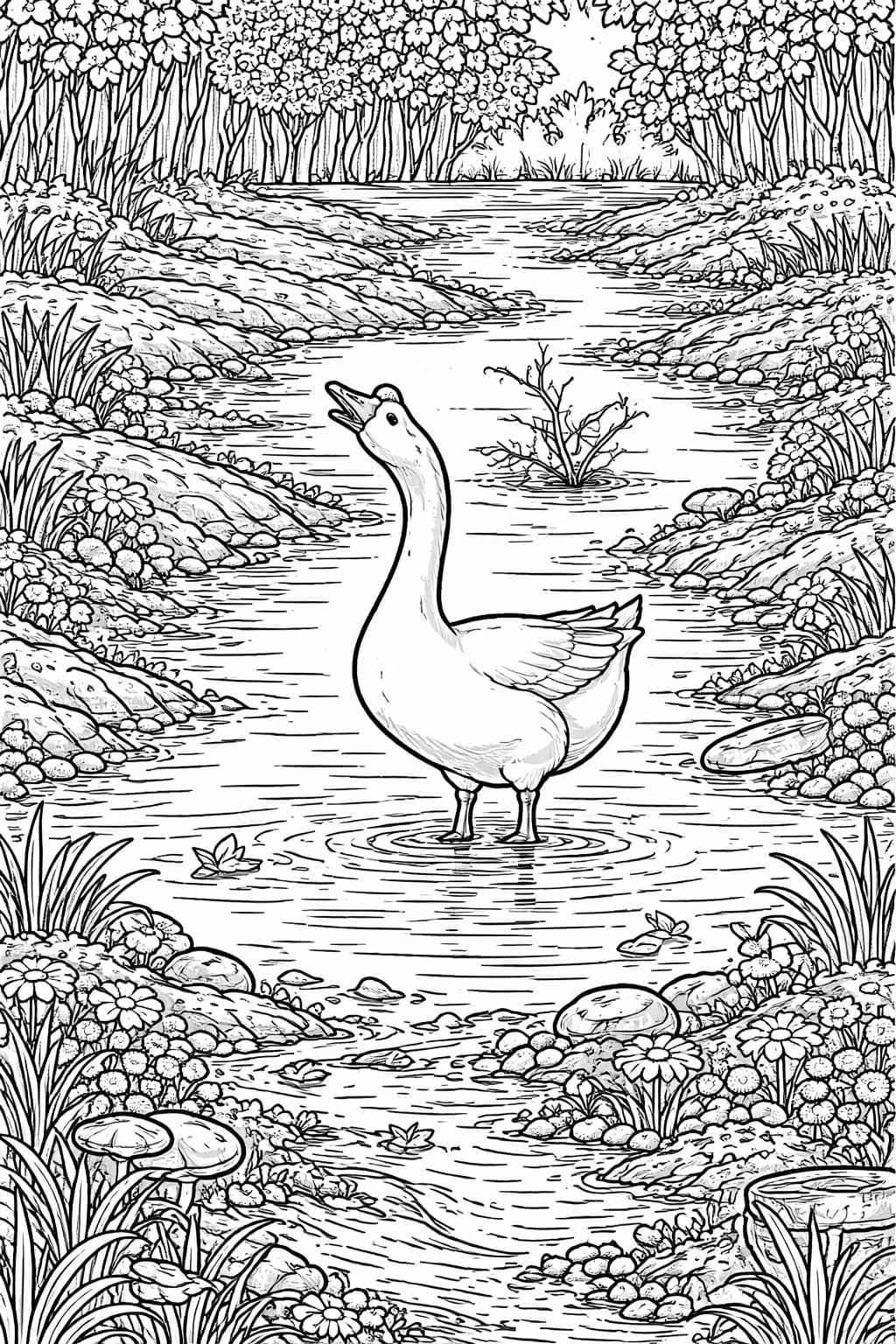 Goose on the Path