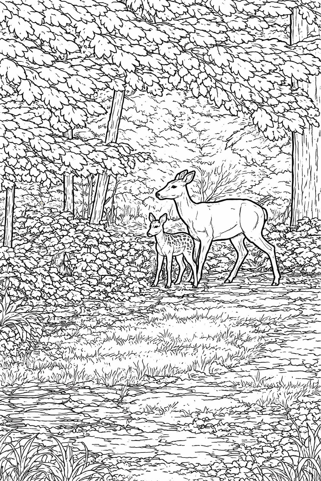 Doe and Fawn