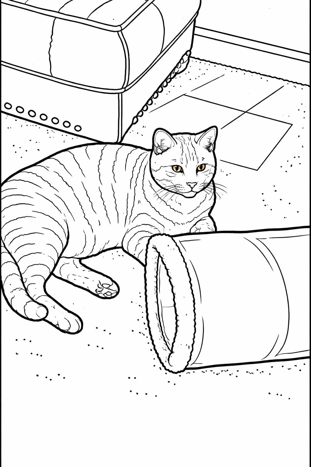 Cat and Tunnel