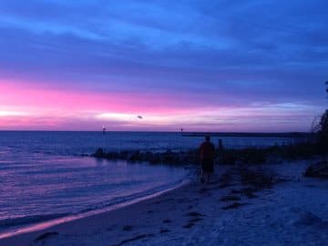 Digital Print 040. A favorite stretch of sky and shore.